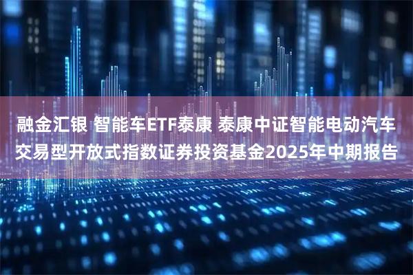 融金汇银 智能车ETF泰康 泰康中证智能电动汽车交易型开放式指数证券投资基金2025年中期报告